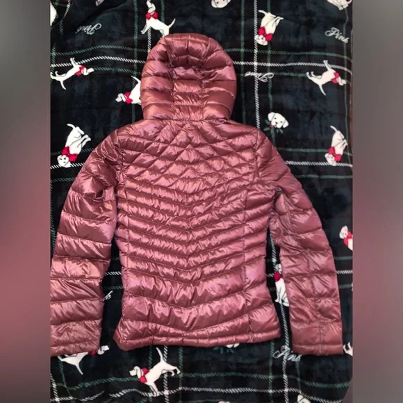 Calvin Klein Packable puffer Jacket with hood ROSE PINK - Picture 7 of 8